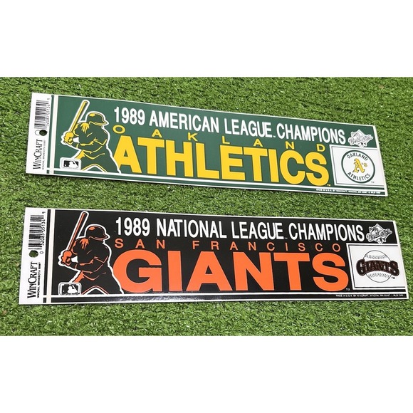 Other - Vintage 1989 World Series Memorabilia Oakland A's S.F Giants MLB Earthquake Game